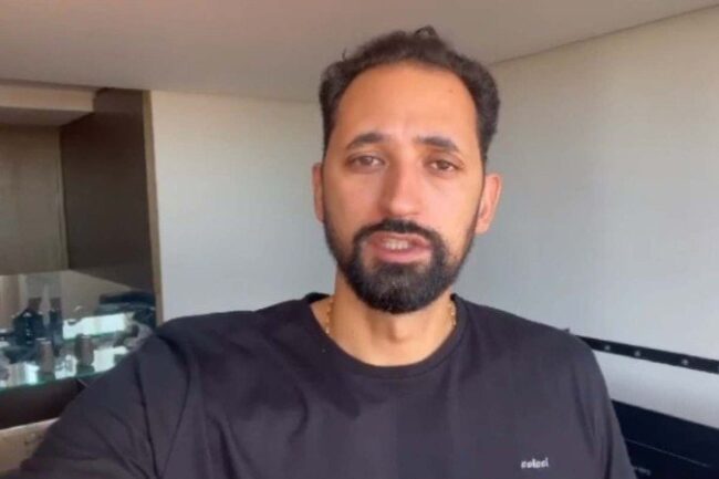 Ao comemorar o aumento de seguidores, Maurício enviou uma indireta para um ex-companheiro de equipe -  (crédito: Reprodução/Instagram)