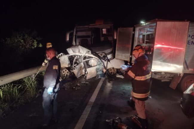 acidente cinco mortos alvorada do norte - Metrópoles