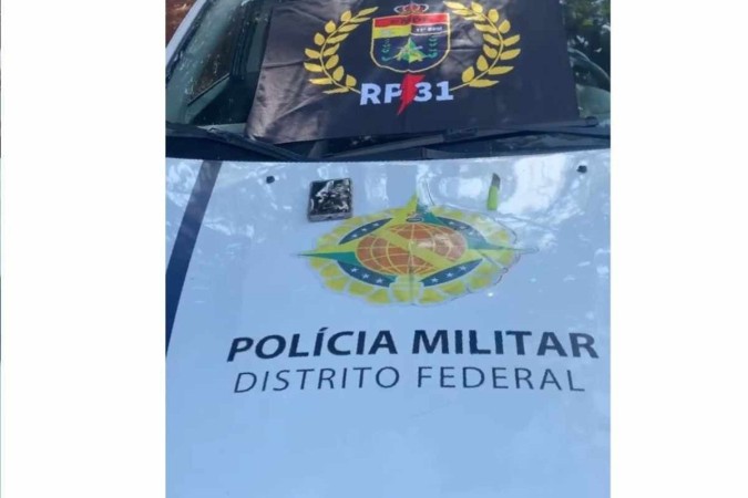 Polícia Militar resgata mulher sequestrada por ex-companheiro  -  (crédito: Divulgação/PMDF)