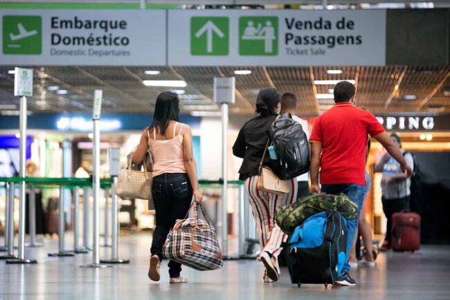 Movimentação de passageiros no aeroporto JK - Metrópoles
