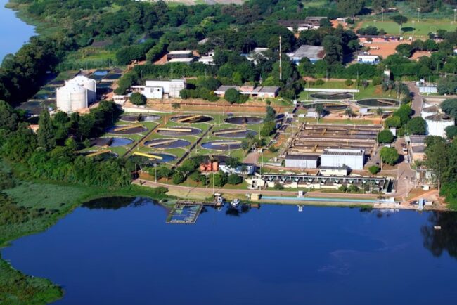 estação tratamento esgoto caesb