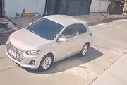 Carro usado por Francisco para fugir