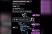 Vitória diz que dois meninos estavam a assustando e que entraram no mesmo ônibus que ela