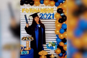 Vitória em festa de formatura