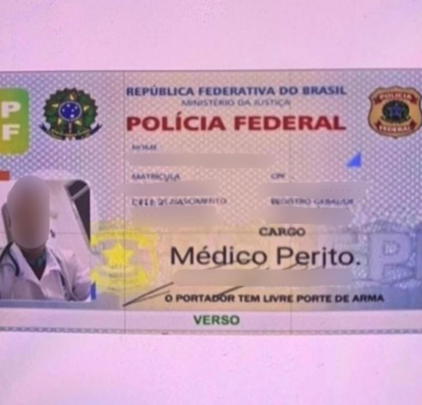 PF faz operação contra médico que se passava por policial federal