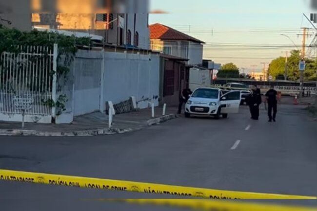 Três pessoas são baleadas no meio da rua durante tiroteio em Ceilândia