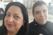 Apesar da situação delicada, Davi sempre apoia a mãe com palavras de esperança e fé 