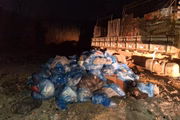 Multado em quase R$ 30 mil, motorista tentou queimar resíduos para apagar provas do descarte irregular no parque.