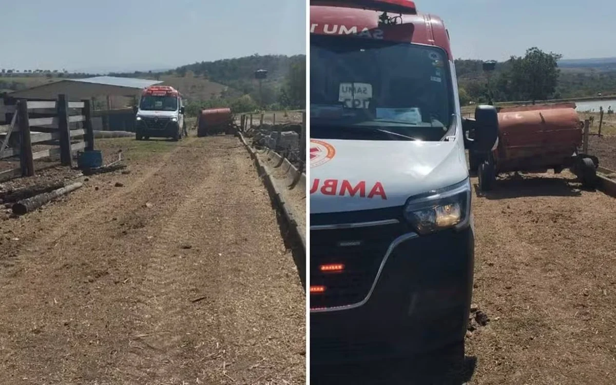 imagem colorida homem morre apos cair em misturador de silo goias