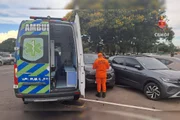 Enfermeira da ambulância também se feriu