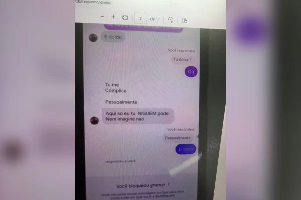 Veja conversas de professor com menino de 13 anos: “Manda corpo todo!” - destaque galeria