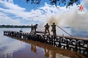 Homem sofre queimaduras de 2º grau em lancha em chamas no Lago Paranoá - imagem 5