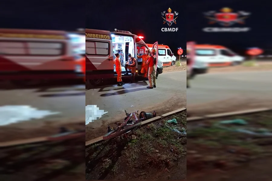 Bombeiros e bicleta - Metrópoles