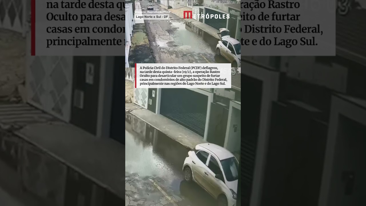 Grupo usava carro com placa clonada para furtar residências no Lago Norte e Lago Sul