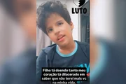 O pai e a mãe da criança lamentaram a perda nas redes sociais O pai e a mãe da criança lamentaram a perda nas redes sociais