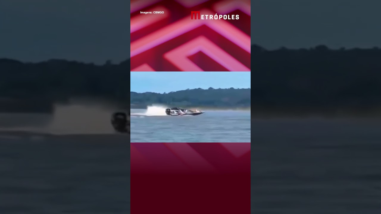 Jovem desaparece após cair de lancha durante passeio em lago no Goiás