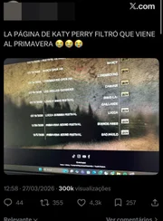 Usuário argentino usa imagem fake para "confirmar" Katy Perry em festival na Argentina Usuário argentino usa imagem fake para "confirmar" Katy Perry em festival na Argentina
