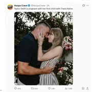 Perfil de paródia faz falsa publicação sobre a gravidez da cantora Taylor Swift Perfil de paródia faz falsa publicação sobre a gravidez da cantora Taylor Swift