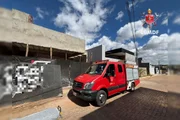 A vítima foi atendida e transportada para o hospital consciente, orientada e com o quadro de saúde estável