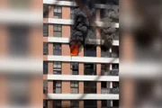 Dois apartamentos chegaram a ser evacuados durante o combate