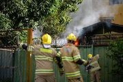 CBMDF foi acionado para conter as chamas 