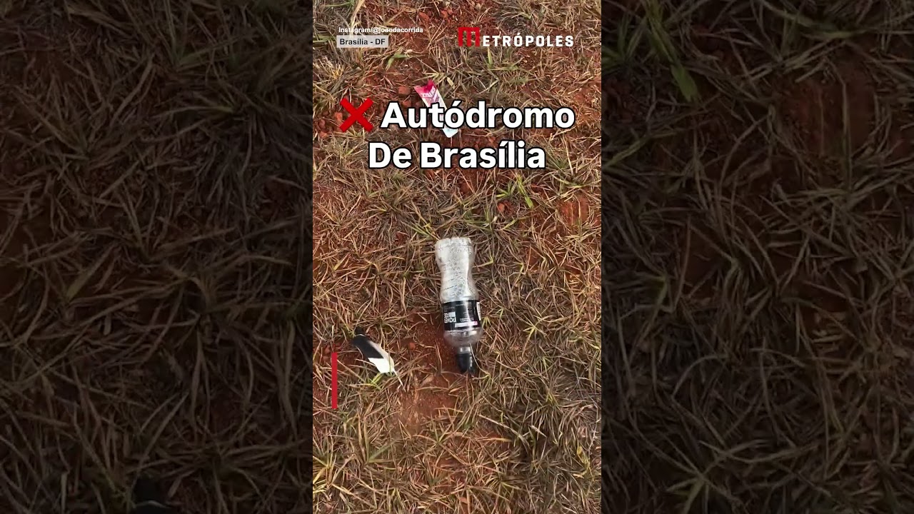 Após ser aberto para corrida de rua, Autódromo de Brasília sofre com lixo