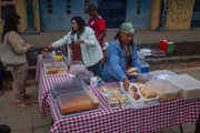 A banca de Inês fica localizada na 515 Norte