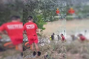 Bombeiros realizaram buscas por cerca de 37 minutos até localizar o jovem no Núcleo Rural Alagados, no Gama Bombeiros realizaram buscas por cerca de 37 minutos até localizar o jovem no Núcleo Rural Alagados, no Gama