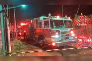 Os bombeiros atenderam a ocorrência de incêndio na Estrutural na madrugada