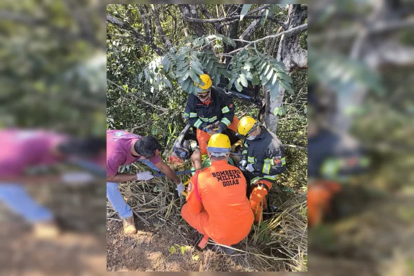 Carro cai em ribanceira e homem fica 3 dias à espera de socorro ao lado de corpos do pai e mulher - destaque galeria