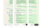 Em outra conversa, o falso advogado fala sobre o creditamento de causas
