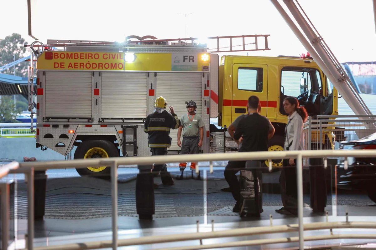 Sete pessoas são socorridas após vazamento de gás no Aeroporto de Brasília - imagem 1